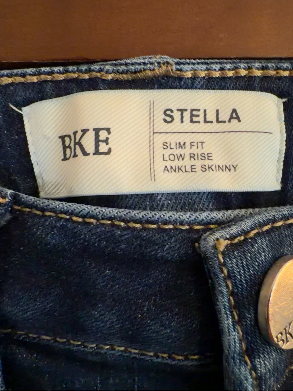BKE Stella Distressed Low Rise Ankle Skinny Jeans Size 25 Medium Wash - Picture 4 of 7